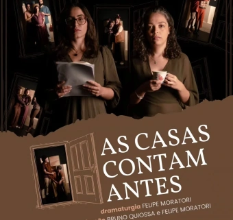 "AS CASAS CONTAM ANTES"  O novo espetáculo com assinatura da Sala de Giz está chegando! Abrindo nossas comemorações de 10 anos! 🌿🌿  dramaturgia: @felipe.moratori direção: @brunoquiossa e Felipe Moratori   __________ Serviço: Dias 16, 17, 18 e 19 de JULHO  Quinta: sessão às 20h  Sexta: sessão às 20h  Sábado: sessões às 17h e às 20h  Domingo: sessões às 17h e às 20h  No Teatro Paschoal Carlos Magno   Ingressos no sympla, preço promocional 40 reais (link na bio)  Imperdível 🔥 🔥 🔥