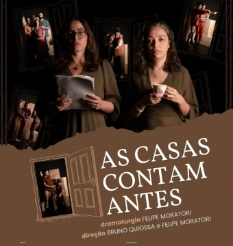 "AS CASAS CONTAM ANTES"  O novo espetáculo com assinatura da Sala de Giz está chegando! Abrindo nossas comemorações de 10 anos! 🌿🌿  dramaturgia: @felipe.moratori direção: @brunoquiossa e Felipe Moratori   __________ Serviço: Dias 16, 17, 18 e 19 de JULHO  Quinta: sessão às 20h  Sexta: sessão às 20h  Sábado: sessões às 17h e às 20h  Domingo: sessões às 17h e às 20h  No Teatro Paschoal Carlos Magno   Ingressos no sympla, preço promocional 40 reais (link na bio)  Imperdível 🔥 🔥 🔥